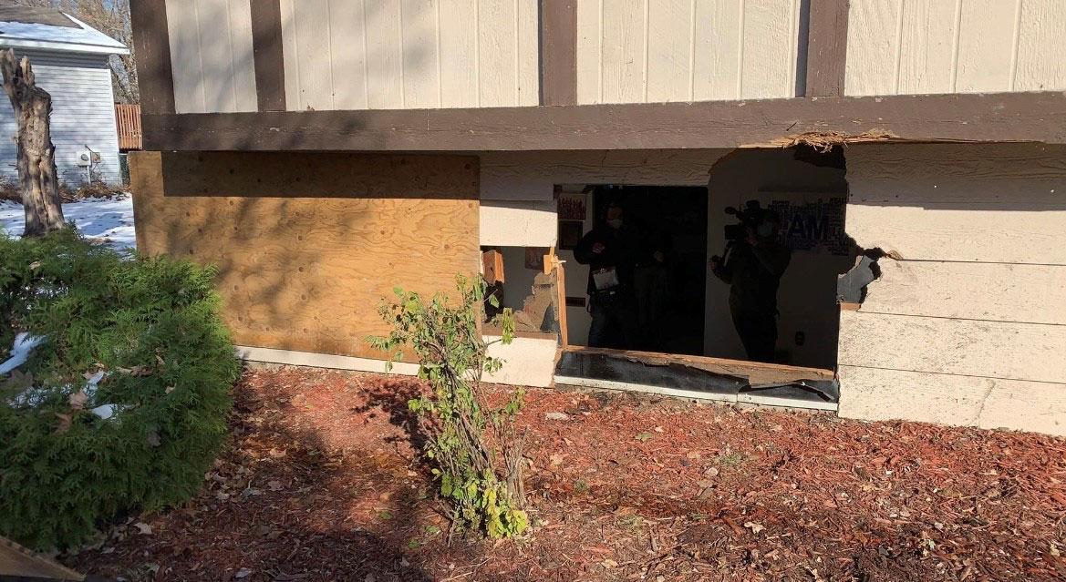 Vehicle Impact Restoration After a Crash Through the Living Room Wall