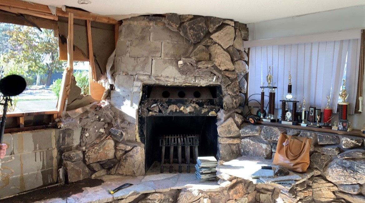 Vehicle Impact Restoration After a Crash Through the Living Room Wall