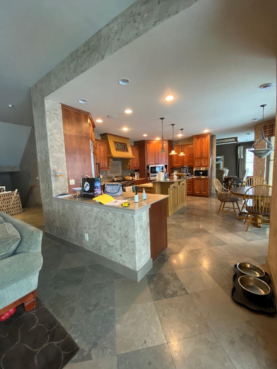 Plymouth Kitchen Flood Restoration