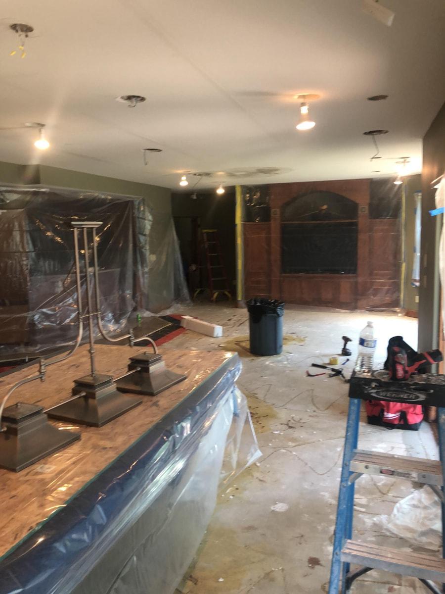 Plymouth Kitchen Flood Restoration