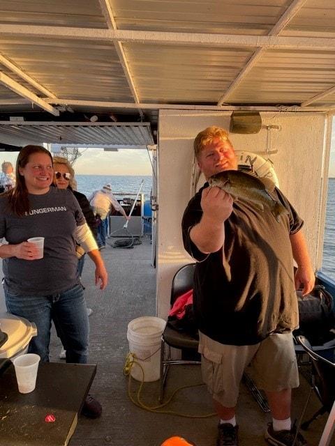 Ungerman team members at the annual company fishing outing.