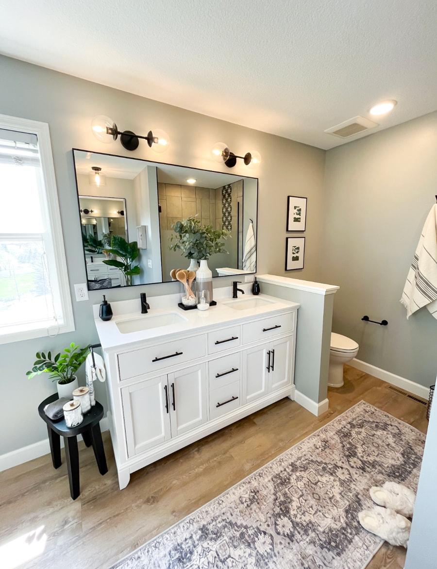 Primary Bathroom Fire Restoration