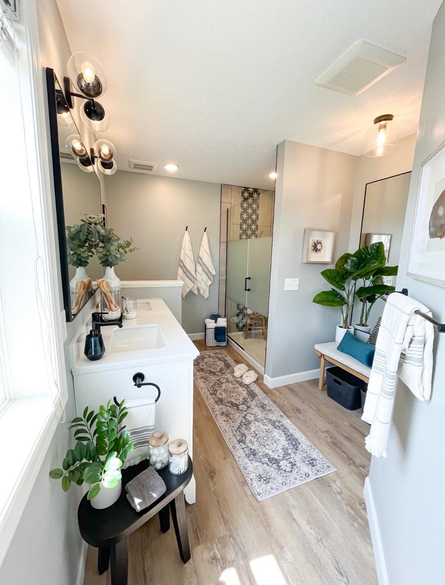 Primary Bathroom Fire Restoration