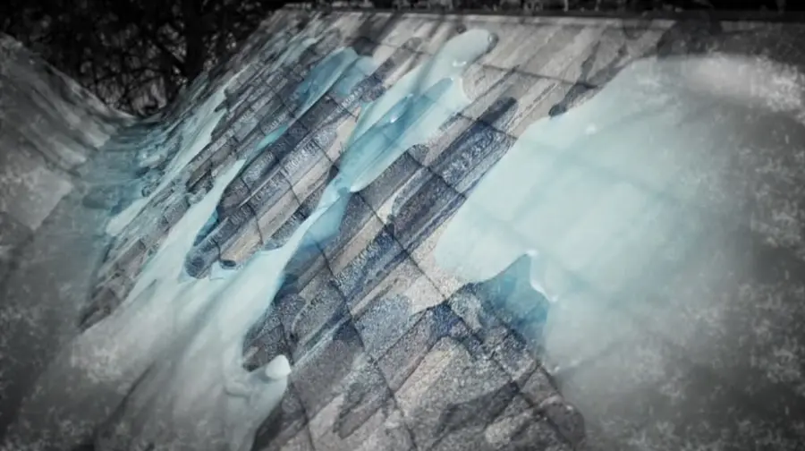Ice Dam Damage, Roof damage, Ungerman Restoration Experts, Winter Restoration Projects.
