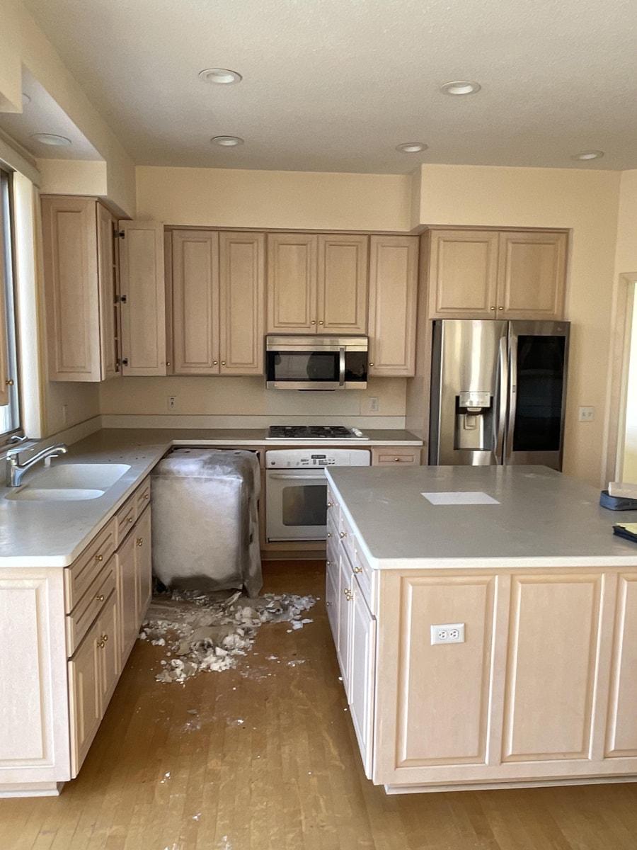 Kitchen Electrical Fire Restoration