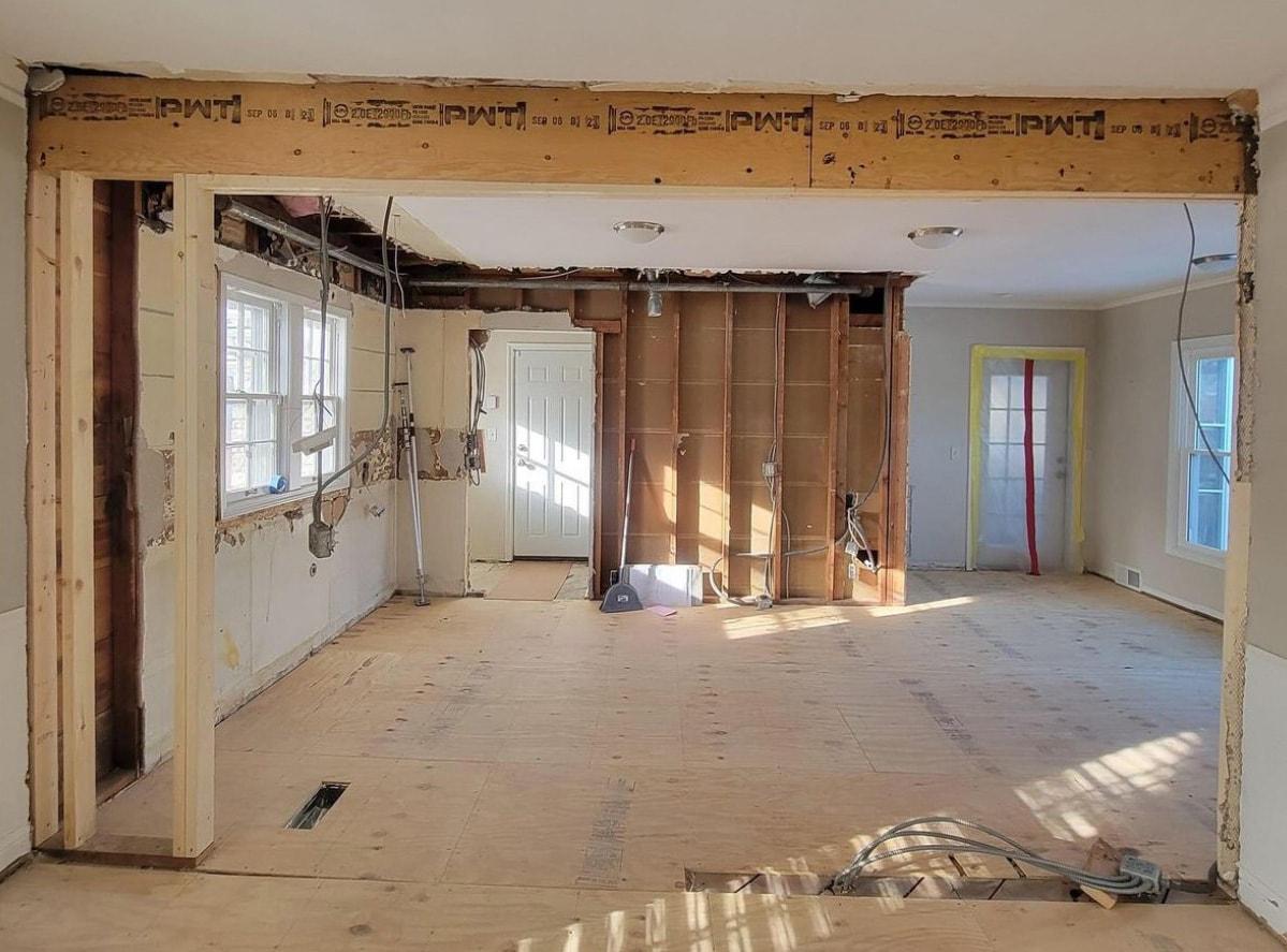 Kitchen Fire Damage Restoration & Open-Plan Rebuild