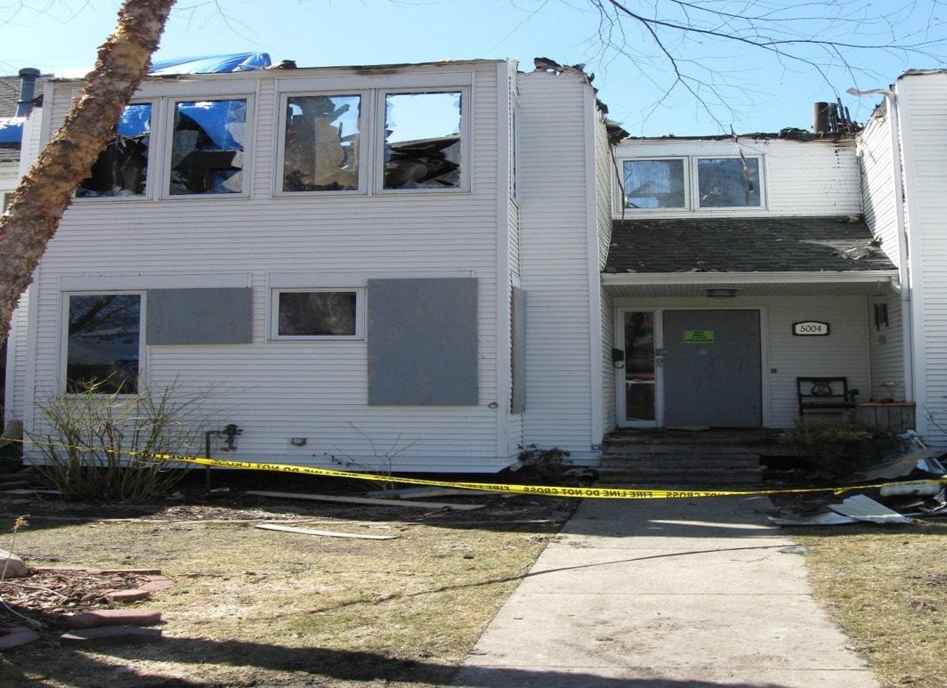 Minneapolis Townhome Association Fire Restoration