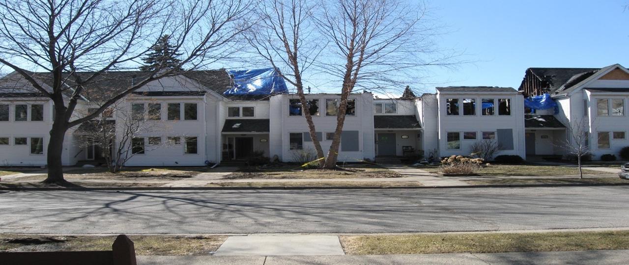 Minneapolis Townhome Association Fire Restoration